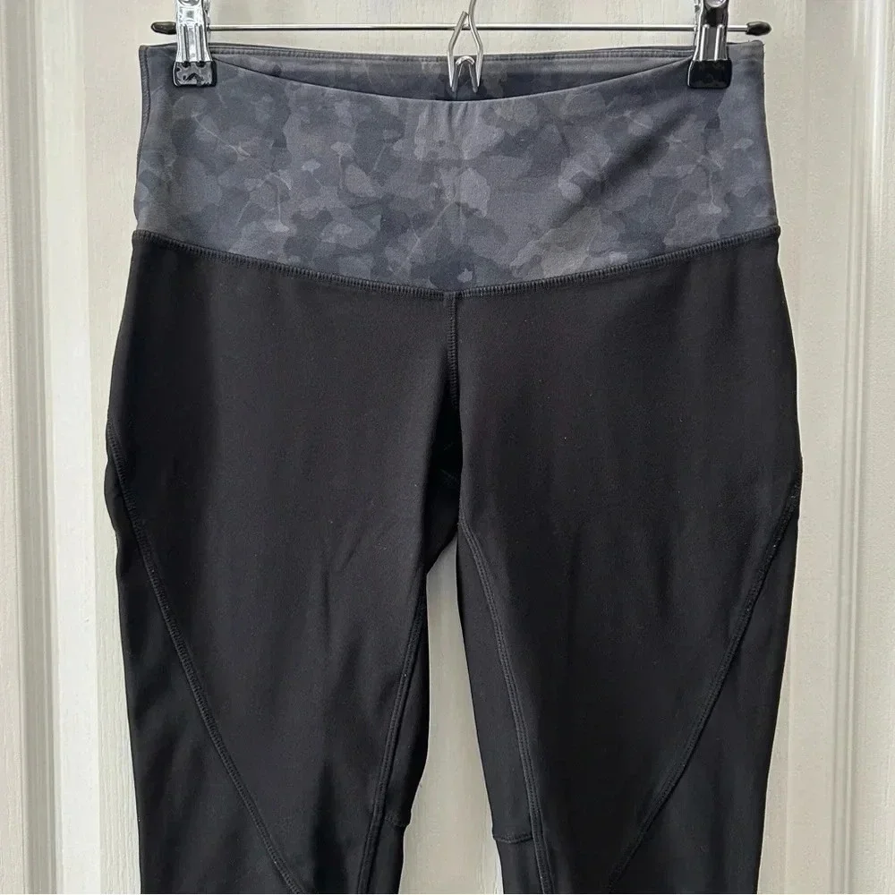 Ricki’s Workout  Leggings Gym Activewear Black Grey Size XS - Picture 6 of 16
